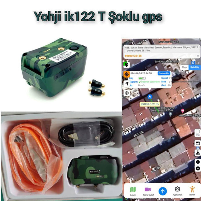 Yohji 122T şoklu gps sim kartlı köpek takip cihazı sesli arama ürün görseli mahmutogluav av malzemeleri Yohji 122T şoklu gps sim kartlı köpek takip cihazı sesli arama ürün görseli