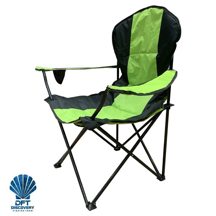 DFT Kollu Katlanır Premium Kamp Sandalyesi yeşil