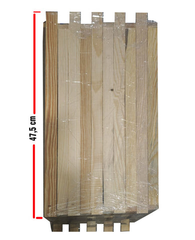 Petek bağlanmış hazır 24'lük arı çıtası 24x47 cm 10 adet