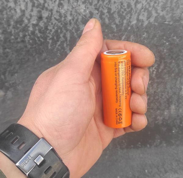mahmutogluav av malzemeleri 26650 8800 mAh Li-ion Şarjlı fener Pili ürün görseli