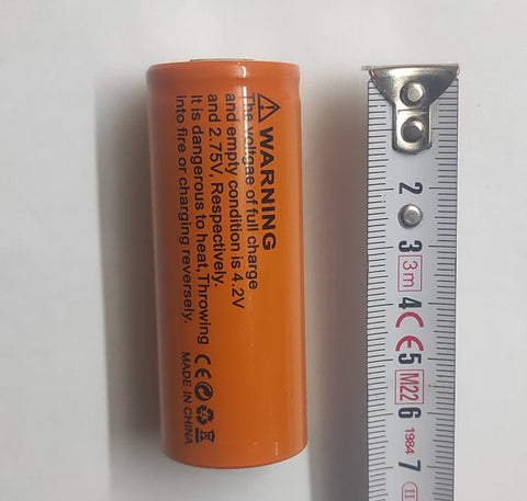 26650 8800 mAh Li-ion Şarjlı fener Pili