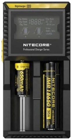 Nitecore D2EU - Li-Ion, Ni-MH, Ni-CD ve LiFePO4 batarya, LCD ekran şarj cihazı