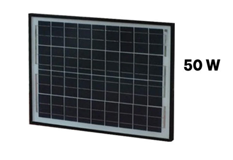 Güneş enerji paneli 50w poli kristal 69x43 cm 12 v