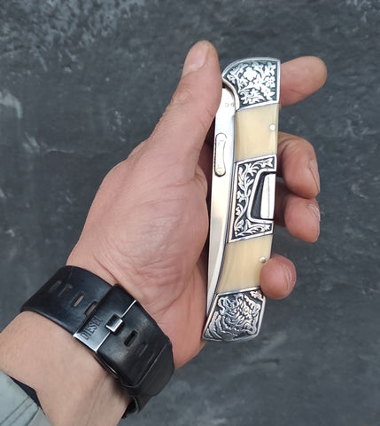 TR Columbia A3159-C özel seri çakı bıçağı