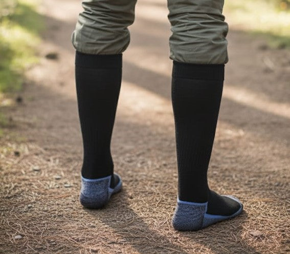 mahmutogluav av malzemeleri Baff dikişsiz siyah gri termal çorap ürün görseli