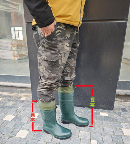 DFT Hunter Yeşil PVC Konçlu Çizme