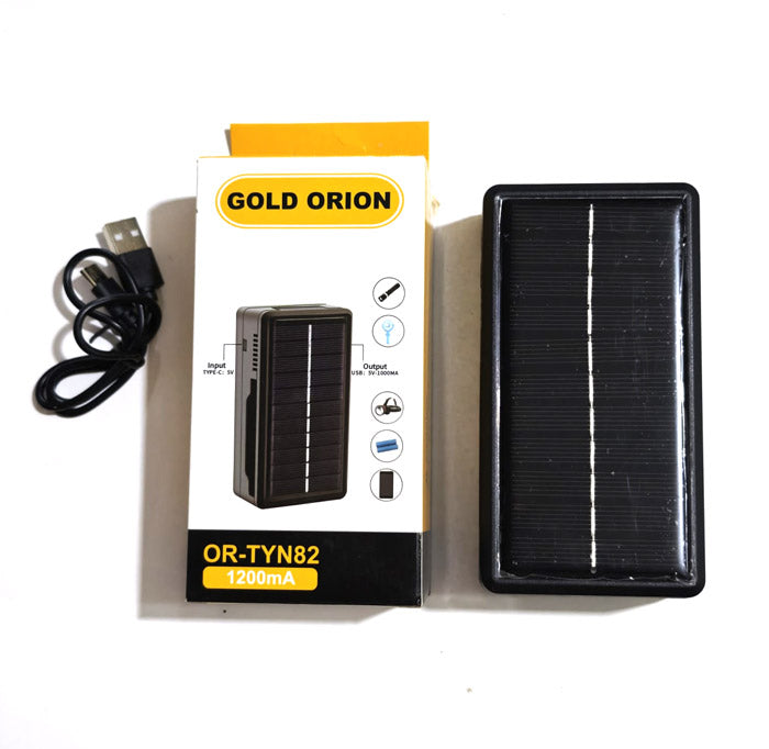 Gold Orion OR-TYN82 3.7V Li-Ion Güneş Enerjili Pil Şarj Cihazı