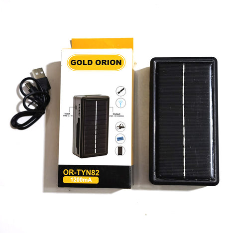 Gold Orion OR-TYN82 3.7V Li-Ion Güneş Enerjili Pil Şarj Cihazı