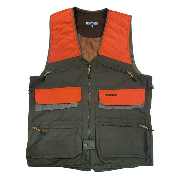 mahmutogluav av malzemeleri Hunthink Premium HK35-T Haki Turuncu Avcı Yeleği ürün görseli