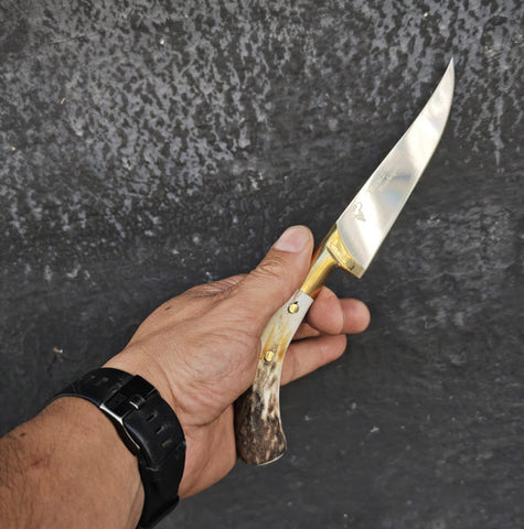 Yavuz Bıçak 23 Cm geyik boynuzu kabze tasarım bıçak