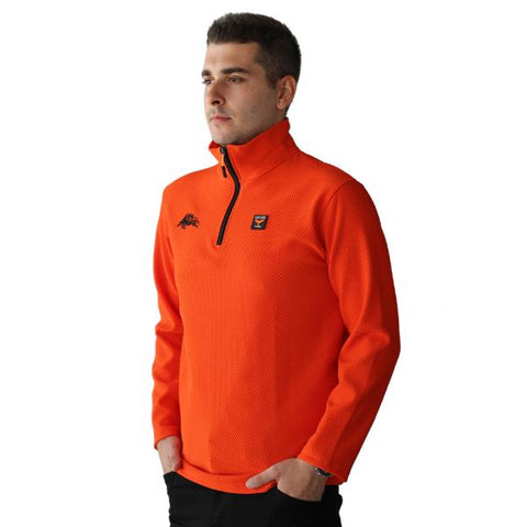 Archercamp BEE Yarım Fermuar Yaka Uzun Kollu T-Shirt Turuncu