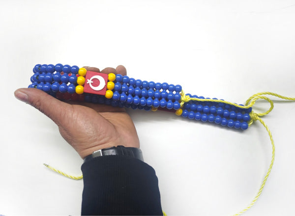 Bayraklı Boncuklu inek koyun keçi tasması