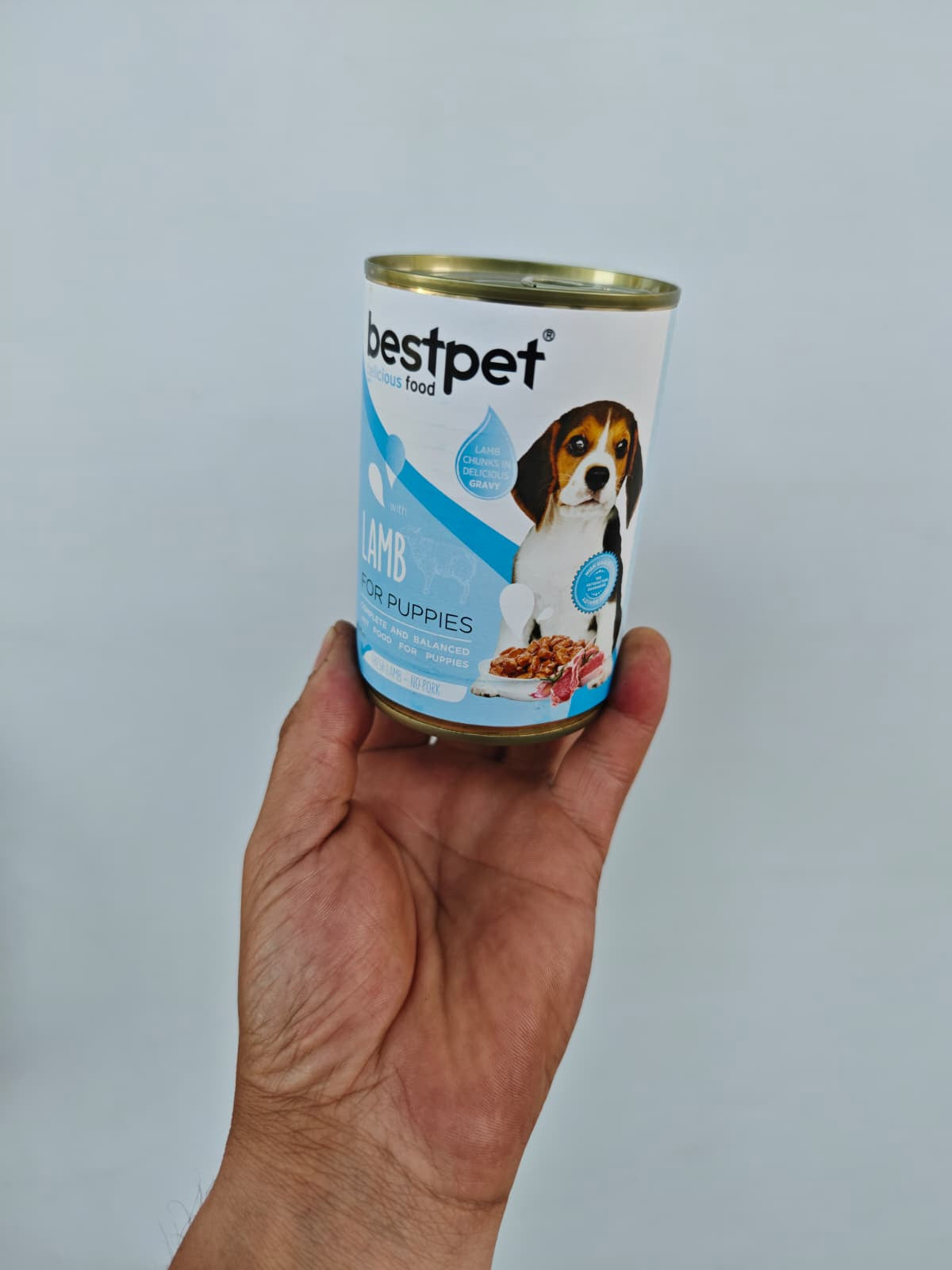 mahmutogluav av malzemeleri Bestpet Yavru Köpekler İçin Kuzu Etli Yaş Mama 400 g x 12 Adet ürün görseli