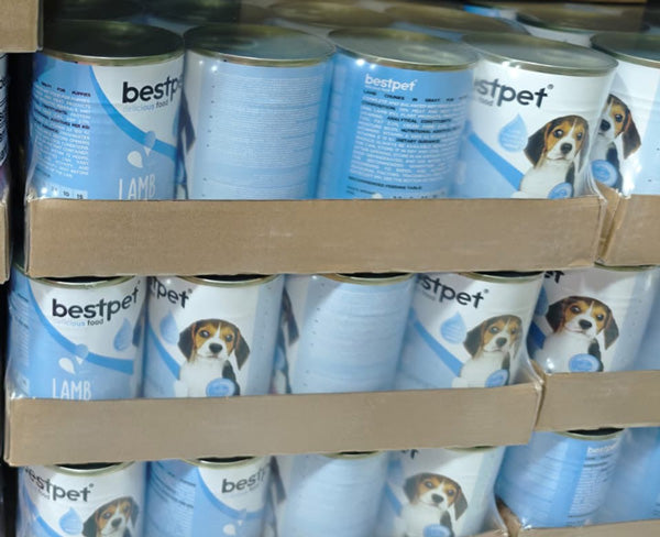 mahmutogluav av malzemeleri Bestpet Yavru Köpekler İçin Kuzu Etli Yaş Mama 400 g x 12 Adet ürün görseli