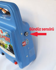 Elektrikli çit cihazı 40 dönümlük mavi ledli