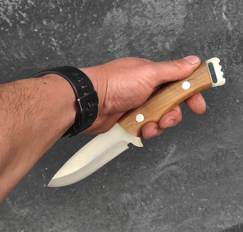 Yatağan YT03 24 cm ceviz kabze bıçak