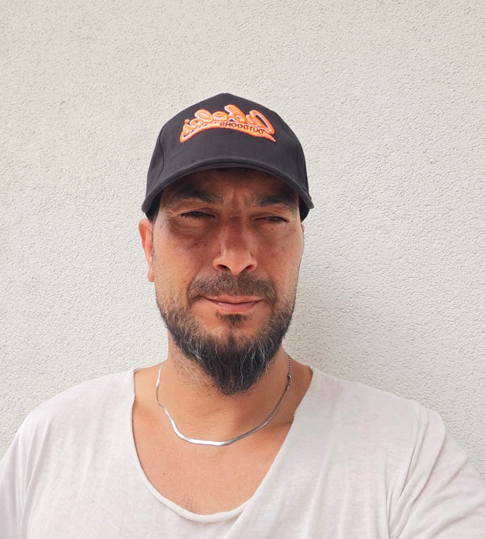 mahmutogluav av malzemeleri Cabelas Outdoors logolu siyah şapka ürün görseli