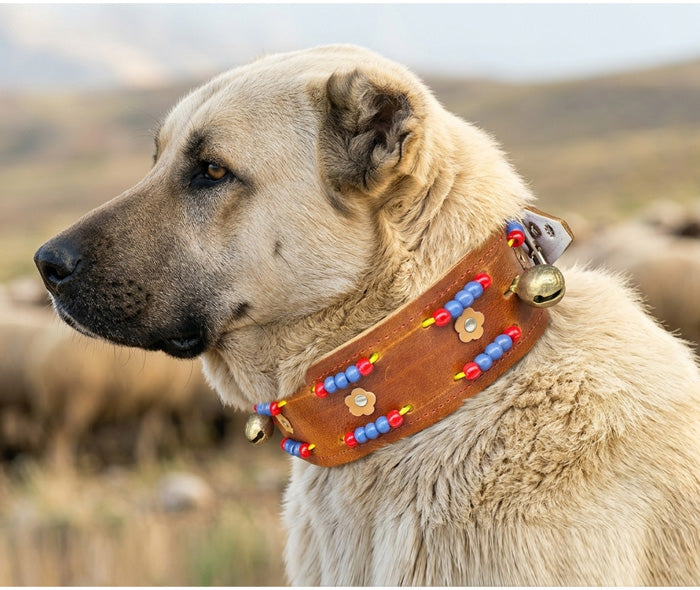 mahmutogluav av malzemeleri Hakiki deri çoban köpeği tasması 76 cm ürün görseli