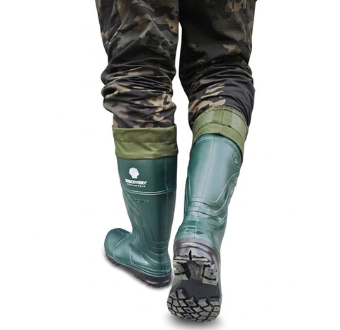 DFT Hunter Yeşil PVC Konçlu Çizme