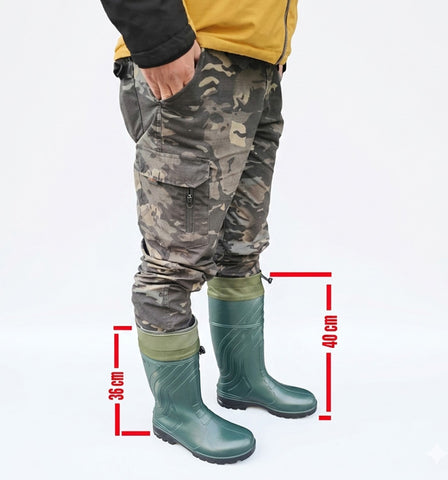 DFT Hunter Yeşil PVC Konçlu Çizme