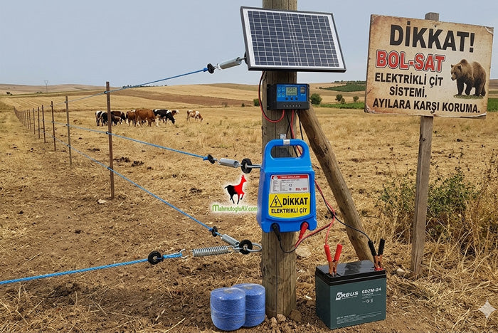 mahmutogluav av malzemeleri Elektrikli çit seti PRO SET2 5000 metrekarelik ürün görseli