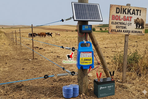 Elektrikli çit seti PRO SET2 5000 metrekarelik