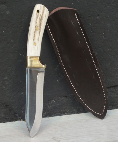 Yatağan Deer 23 cm geyik boynuzu avcı bıçağı