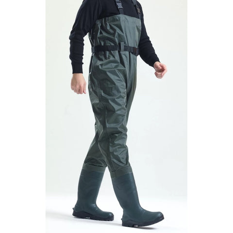 Hunthink Haki Taslan göğüs tulum çizme