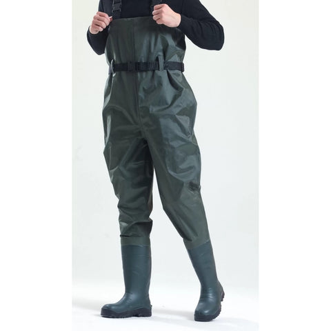 Hunthink Haki Taslan göğüs tulum çizme