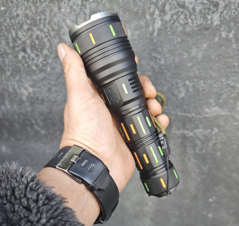 Gold Orion OR-G66Y zoomlu uzun menzilli şarjlı el feneri