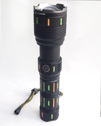 Gold Orion OR-G66Y zoomlu uzun menzilli şarjlı el feneri