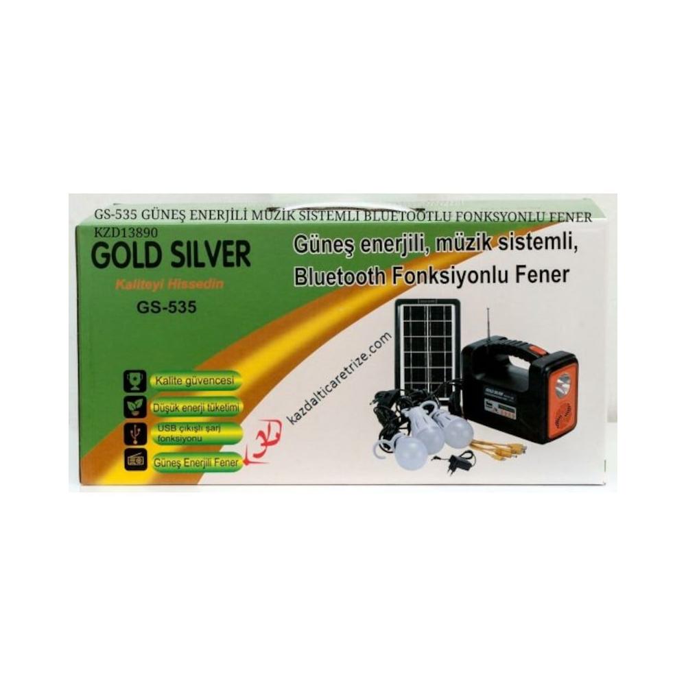Gold Silver Gs-535 Güneş Enerjili Solar Lamba