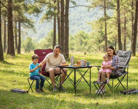 Gray wolf Quatro 4 kişilik Aile masa sandalye seti