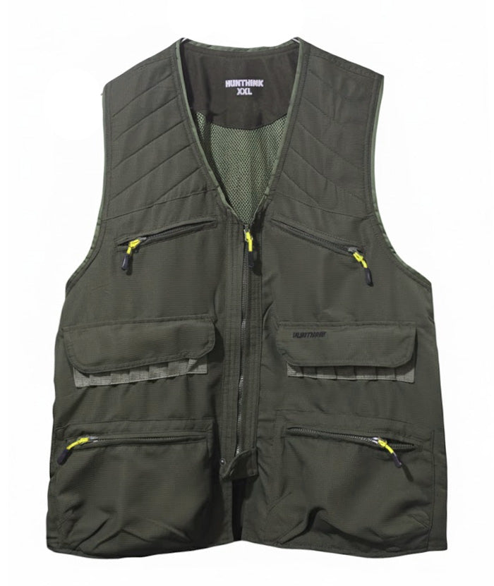 mahmutogluav av malzemeleri Hunthink Premium HK35-H Haki Avcı Yeleği ürün görseli