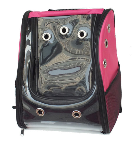 İthal Şeffaf kedi köpek taşıma çantası 27x33x41 cm