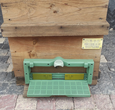 Plastik sürgülü uçuş tahtası yeşil 34 x 13 cm