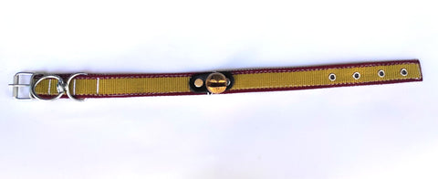 Tongurdak zilli köpek tasması 52 cm gold