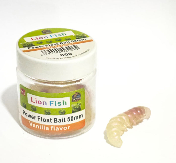 mahmutogluav av malzemeleri Lion Fish Float Bait 50 mm Yapay Kurtçuk ürün görseli