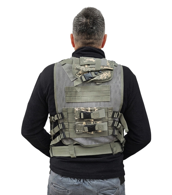 mahmutogluav av malzemeleri MILTEC İthal Şarjörlü Ayarlı Tactical Avcı Yelek Urban Camo ürün görseli