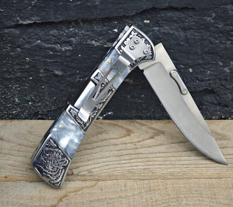 Mtech MTB3159 özel seri işlemeli çakı bıçağı