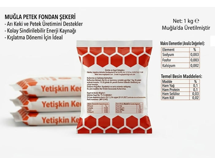 mahmutogluav av malzemeleri Muğla Petek fondan şeker arı yemi ürün görseli