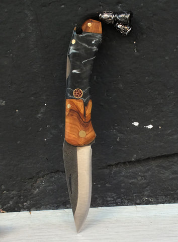 Yatağan HB1 Hibrit kabza N690 çelik çakı bıçağı