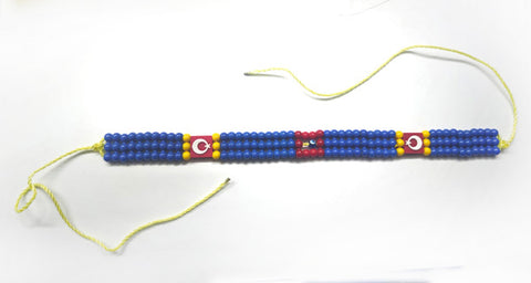 Bayraklı Boncuklu inek koyun keçi tasması