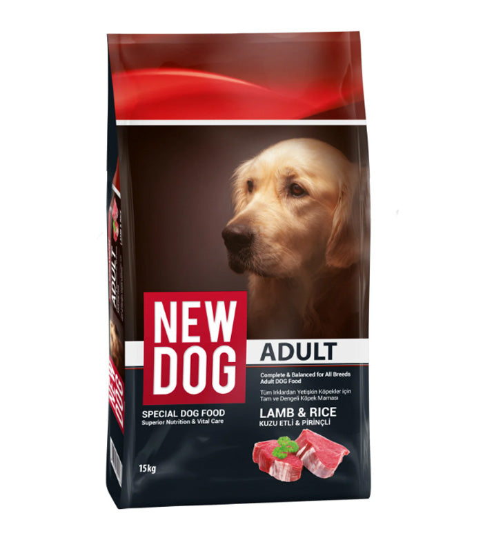 NewDog Kuzu Etli Pirinçli Yetişkin Köpek Maması 15 kg