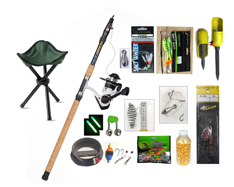 mahmutogluav av malzemeleri Kamp balıkçı olta seti 24 parça ürün görseli