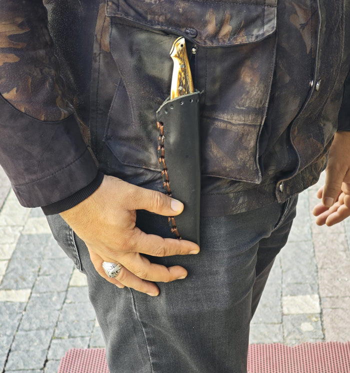 mahmutogluav av malzemeleri Yavuz Bıçak 24 Cm Boynuz Kabze av bıçağı ürün görseli