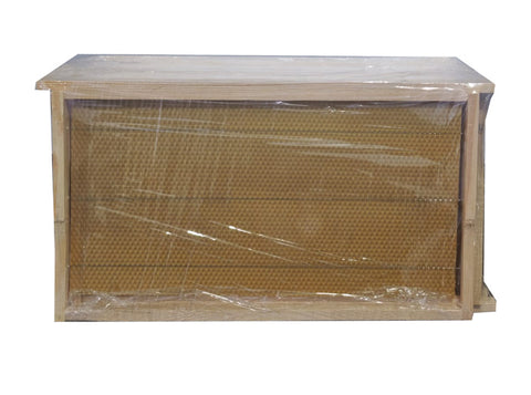 Petek bağlanmış hazır 24'lük arı çıtası 24x47 cm 10 adet