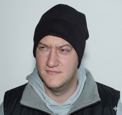 Polarlı Siyah Kar maskesi Balaklava