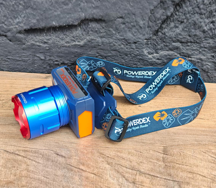 Powerdex PD-2572 Profesyonel Kafa Lambası 60W Hareket Sensörlü
