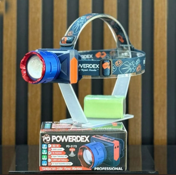 mahmutogluav av malzemeleri Powerdex PD-PD-2172 50 watt güçlü kafa lambası ürün görseli